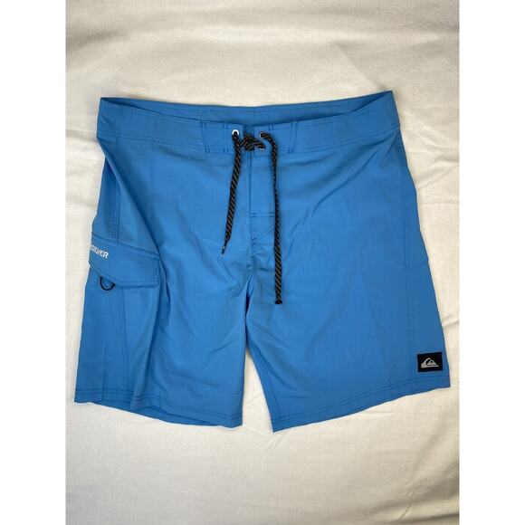 Quicksilver men's size 38 board shorts Kaimana drawstring Blue - Picture 1 of 5